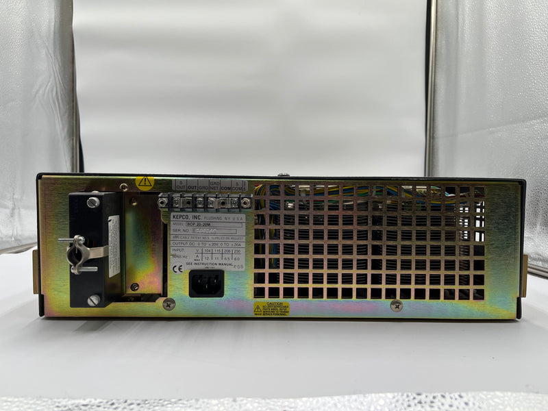 Kepco BOP 20 20 M DC Power Supply