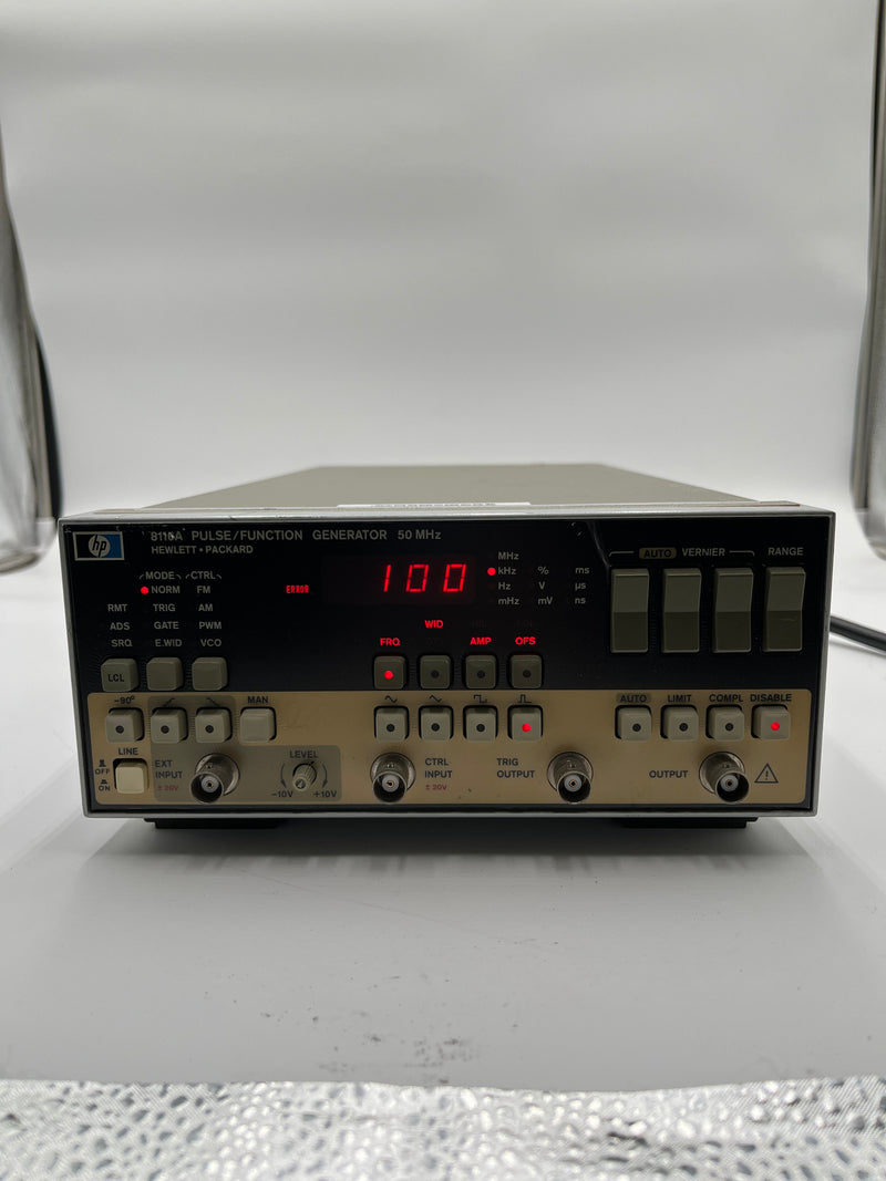 Agilent 8116 A Pulse / Function Generator