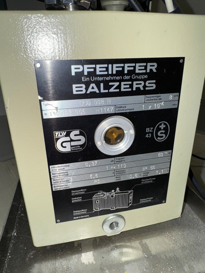 Oerlikon Balzers HLT 100 Leak Detector