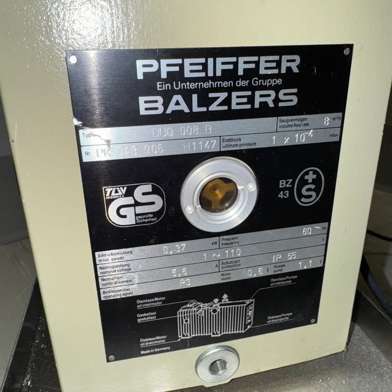 Oerlikon Balzers HLT 100 Leak Detector