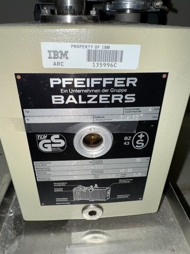 Oerlikon Balzers HLT 100 Leak Detector