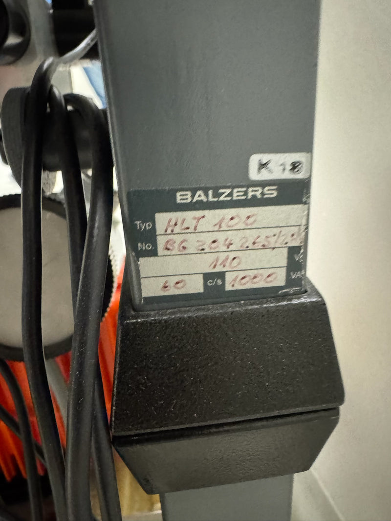 Oerlikon Balzers HLT 100 Leak Detector