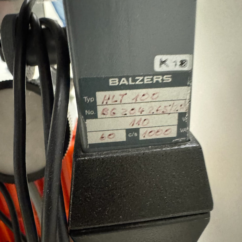Oerlikon Balzers HLT 100 Leak Detector