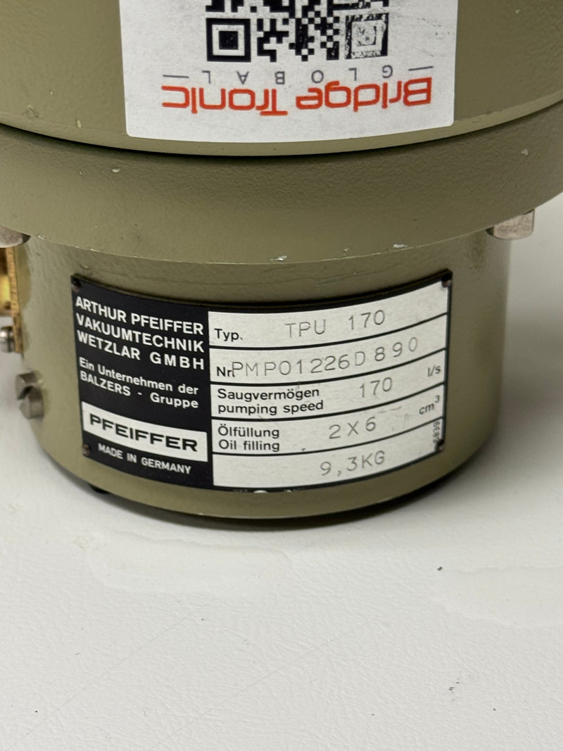 Pfeiffer TPU 170 Turbomolecular Pump