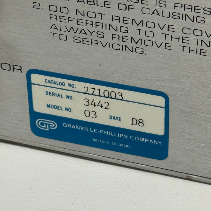 Granville Phillips 271 Gauge Controller