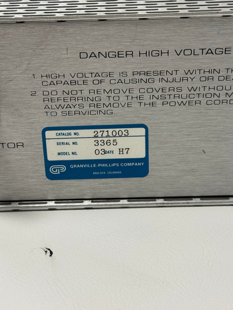 Granville Phillips 271 Gauge Controller
