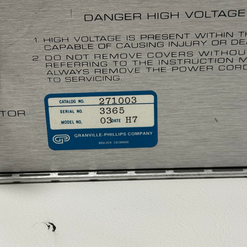 Granville Phillips 271 Gauge Controller