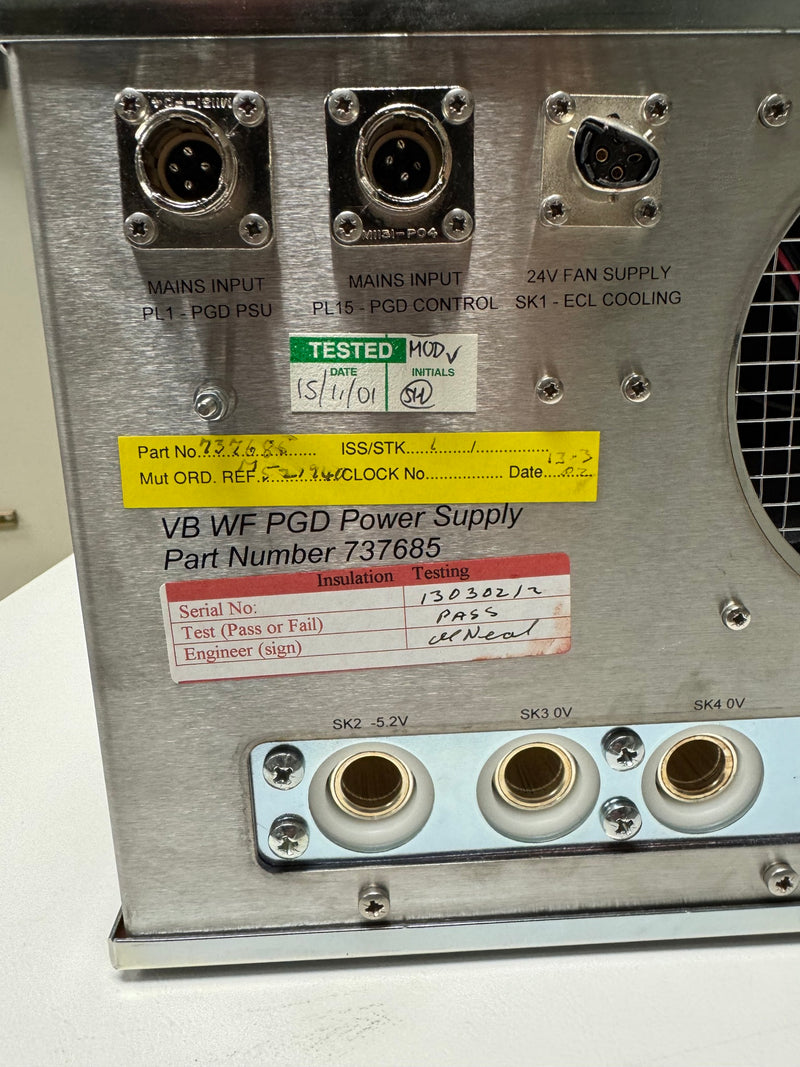 VB P/N: 737685 Power Supply