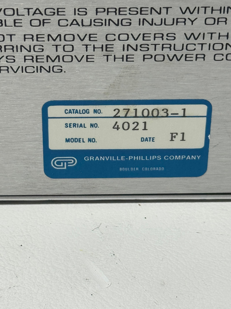 Granville Phillips 271 Gauge Controller