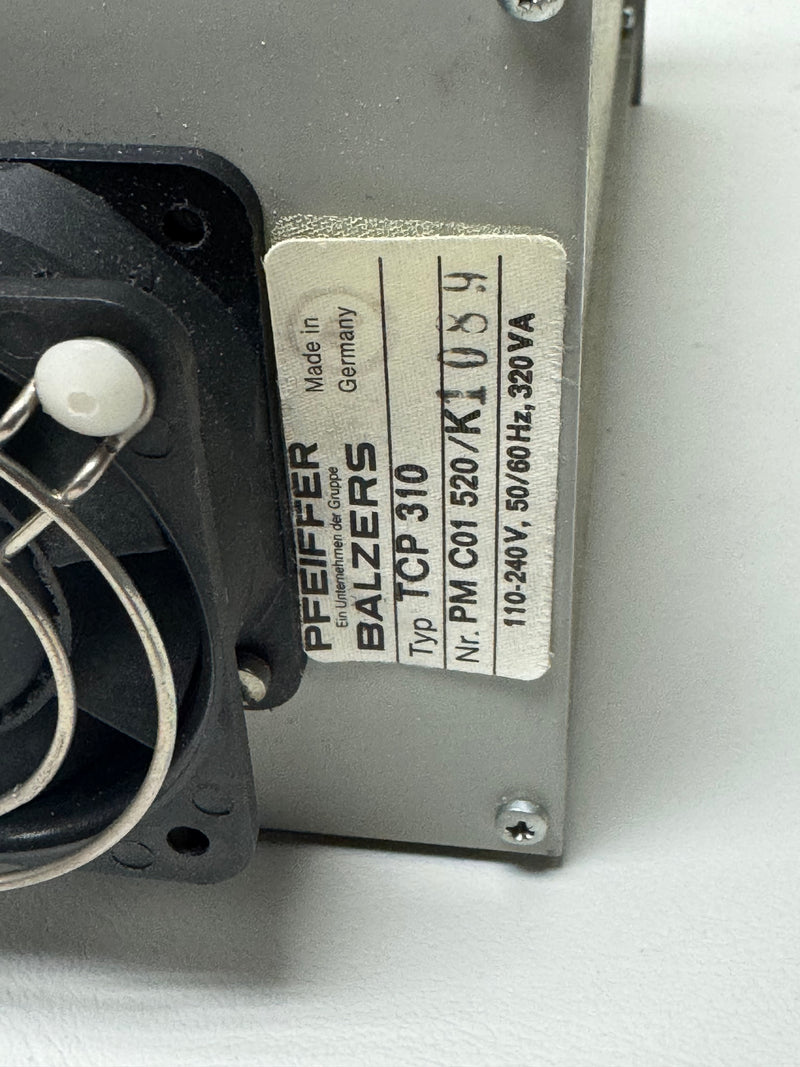 Balzers Pfeiffer TCP 310 Turbo Pump Power Supply