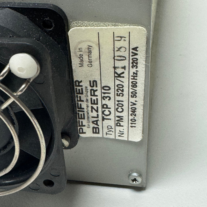 Balzers Pfeiffer TCP 310 Turbo Pump Power Supply