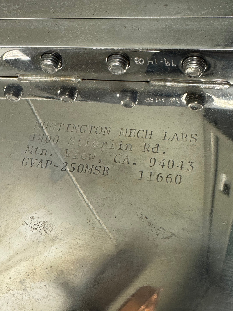 Huntington GVAP 250 MSB Manual Gate Valve