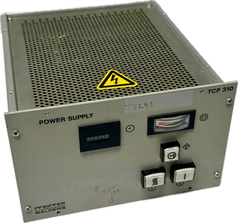 Balzers Pfeiffer TCP 310 Turbo Pump Power Supply