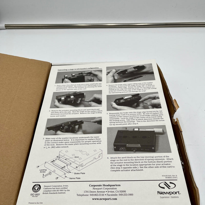 Newport 443 Series Actuator Set