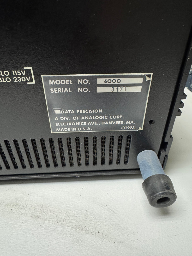 Data Precision 6000 A Multimeter