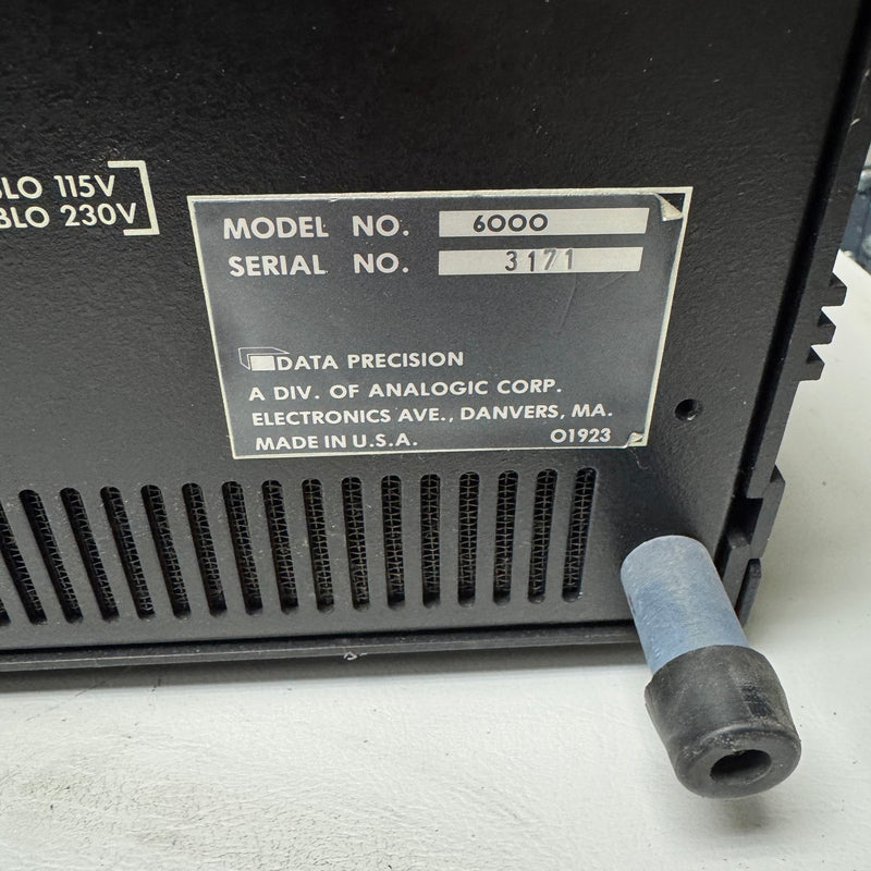 Data Precision 6000 A Multimeter