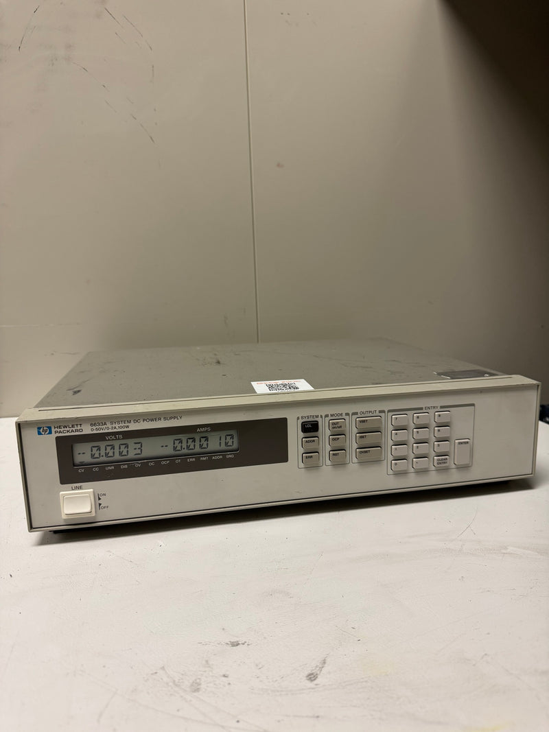 Agilent 6633 A Power Supply