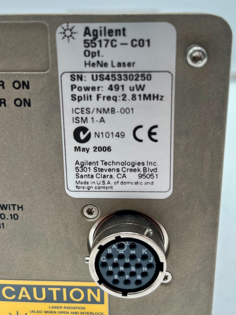Keysight / Agilent 5517 C He-Ne Laser