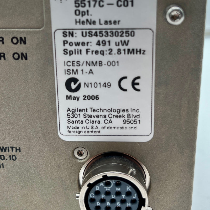 Keysight / Agilent 5517 C He-Ne Laser