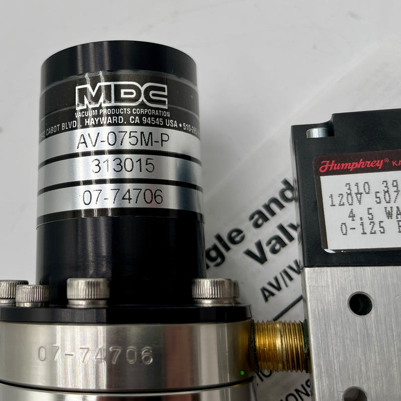 MDC AV 075 M P Valve