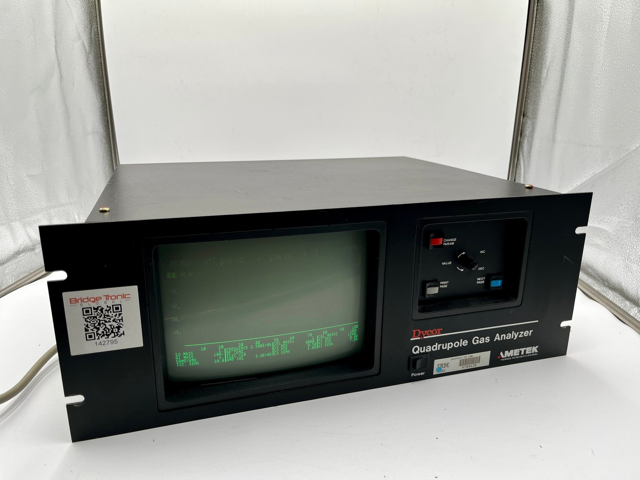 Ametek Dycor MA 100 Quadrupole Gas Analyzer – Bridge Tronic Global