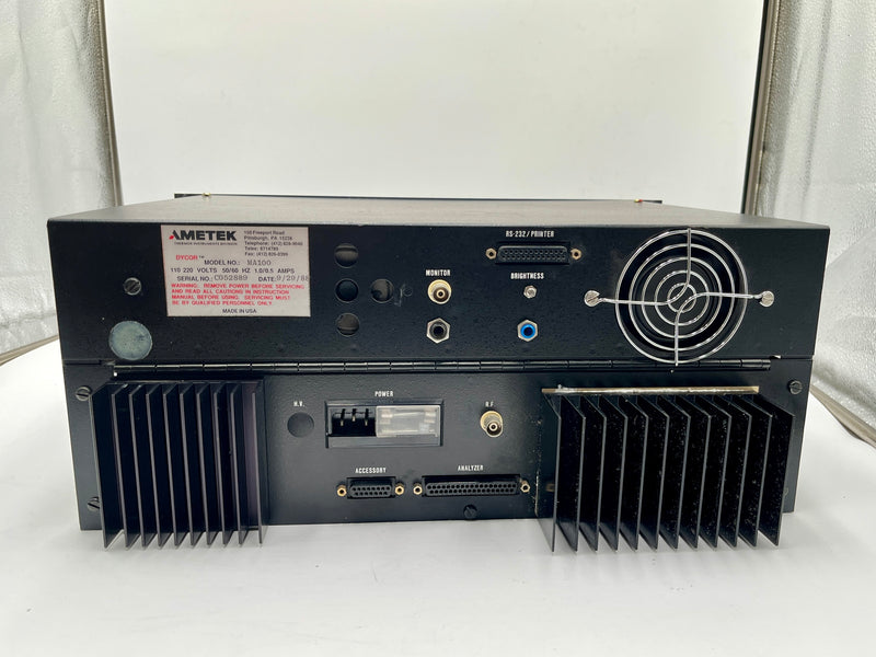 Ametek Dycor MA 100 Quadrupole Gas Analyzer