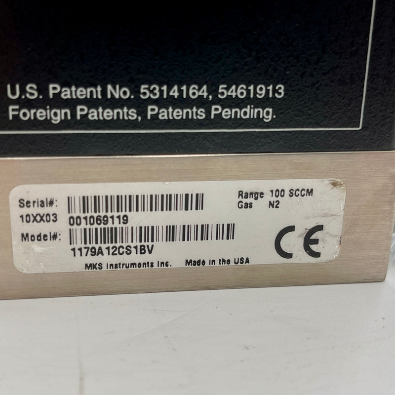 MKS 1179 A 12 CS 1 BV MFC (Mass Flow Controller)