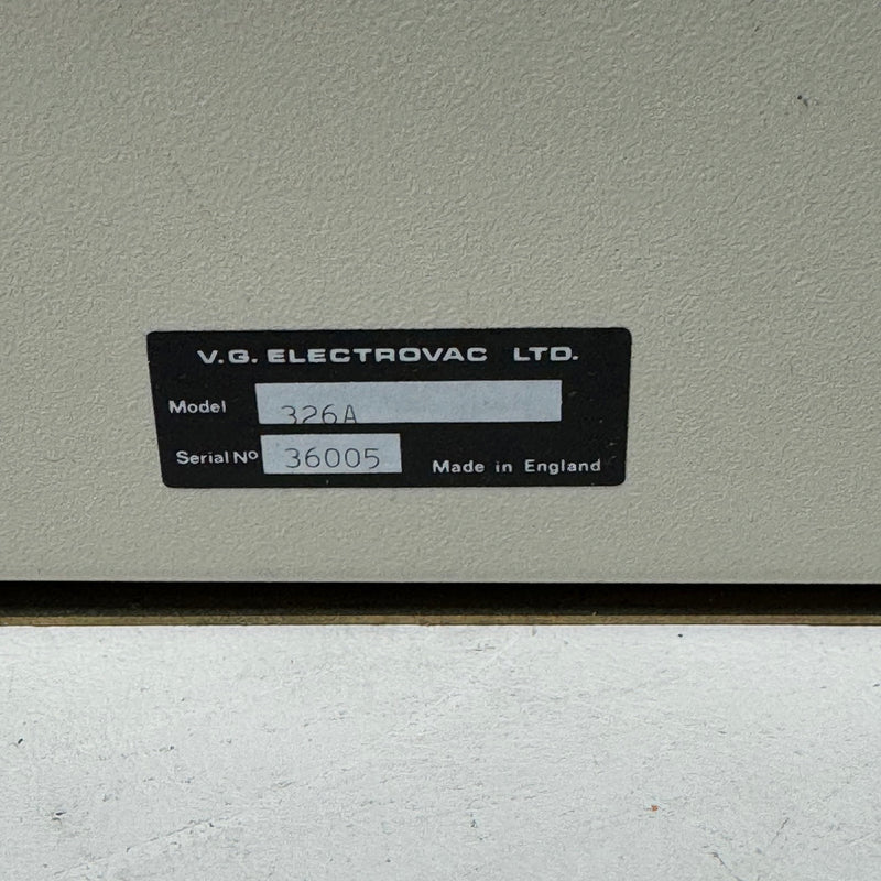 V.G. Electrovac 326 A Gun Power Supply