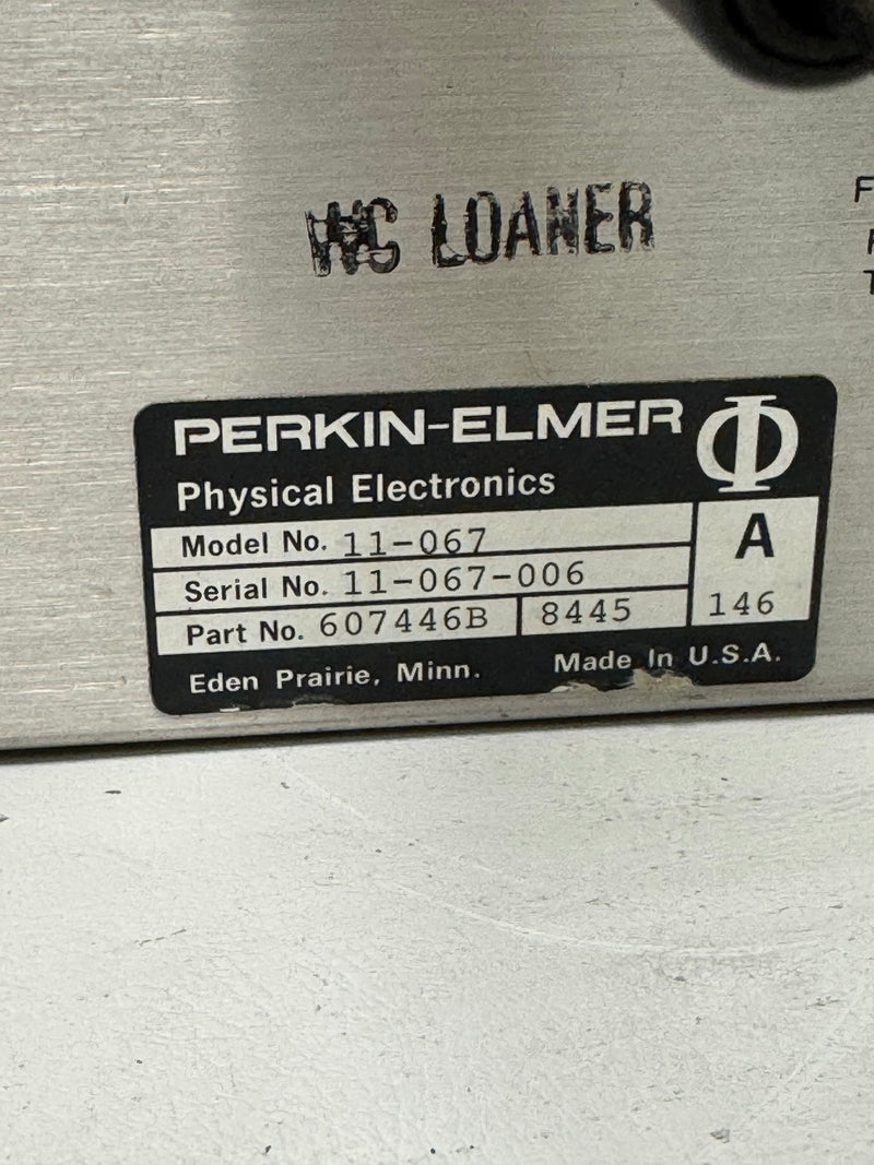 Perkin Elmer 11 067 Ion Gun Control