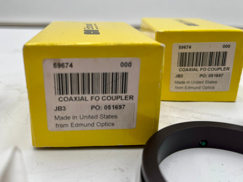 Edmund Optics 59674 Coaxial Fiber Optic Coupler (FO Coupler)