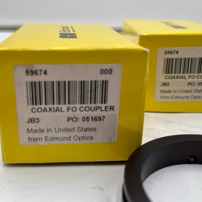 Edmund Optics 59674 Coaxial Fiber Optic Coupler (FO Coupler)