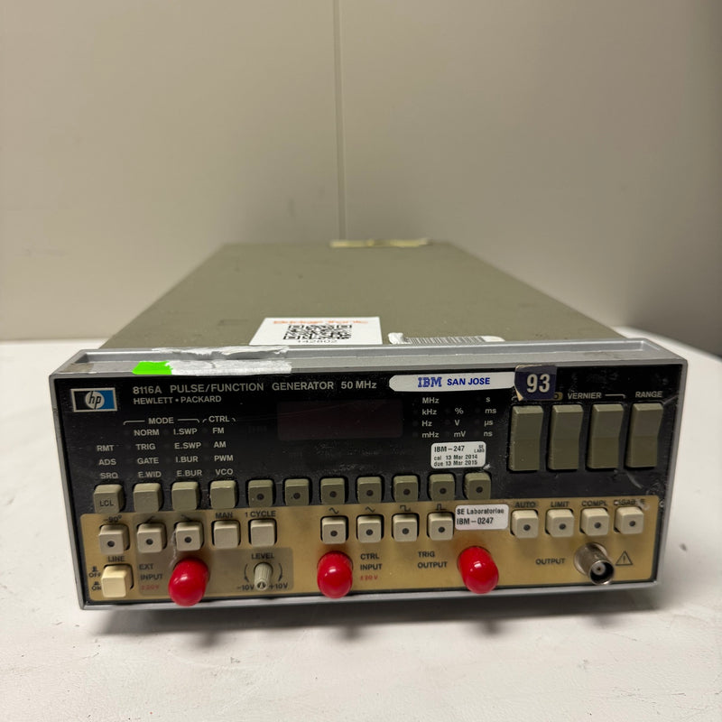 Agilent 8116 A Pulse / Function Generator