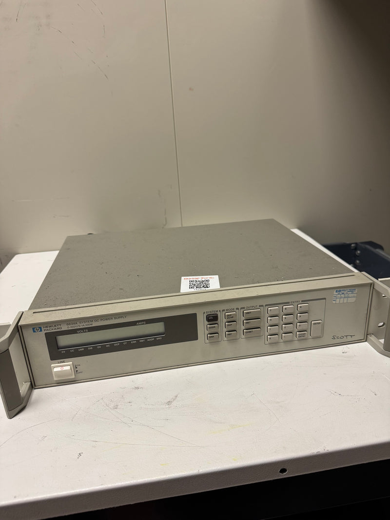 Agilent 6634 A DC Power Supply