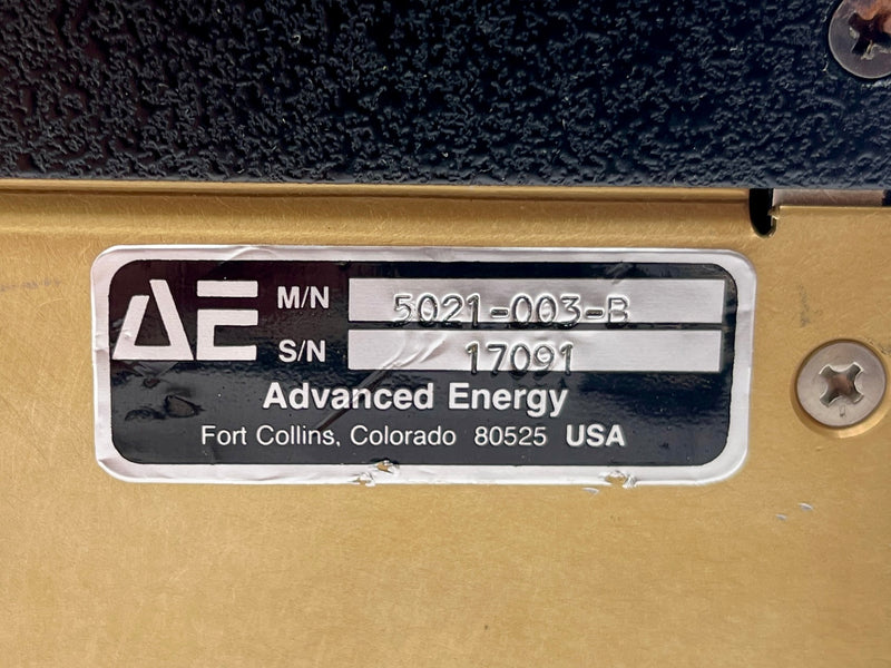 Advanced Energy ATX 2500 Controller