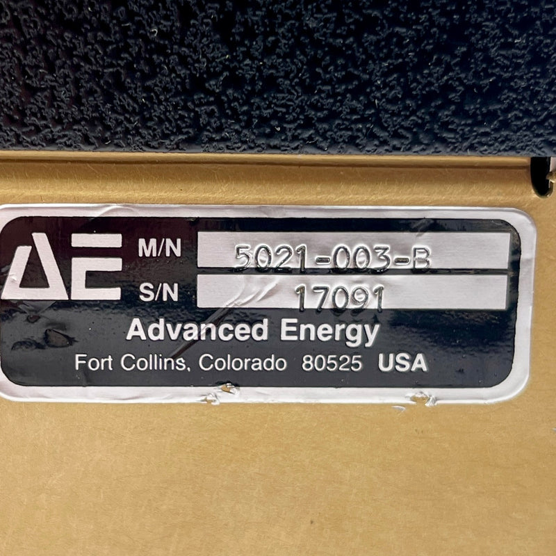 Advanced Energy ATX 2500 Controller