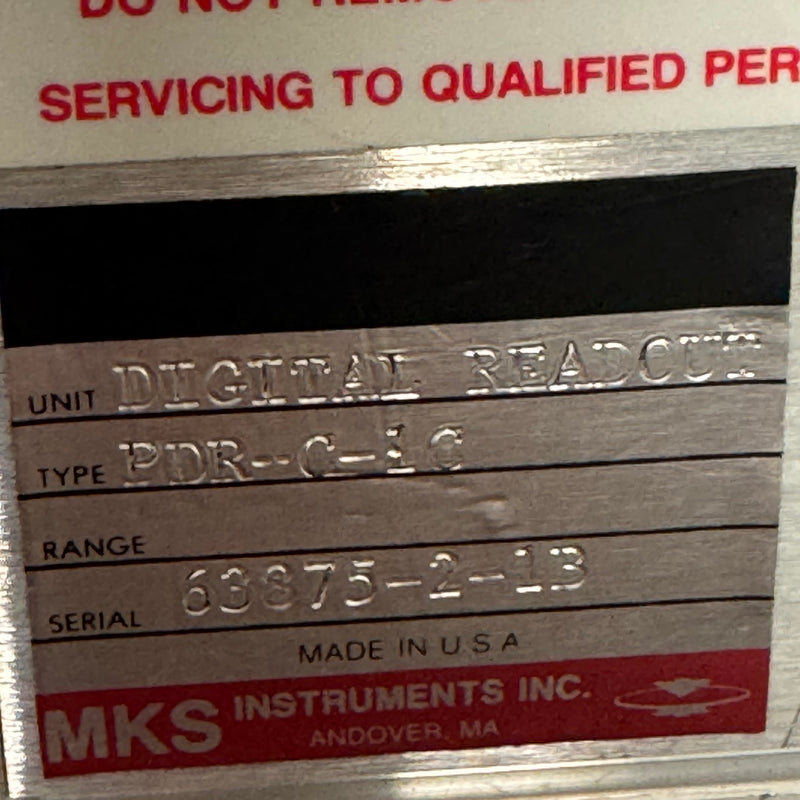 MKS PDR-C-1 C Power Supply