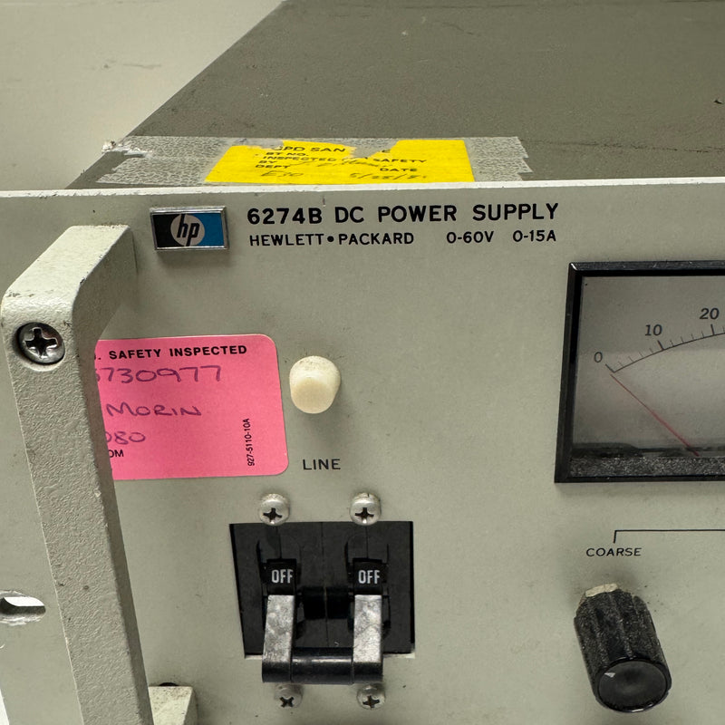 Agilent 6274 B DC Power Supply