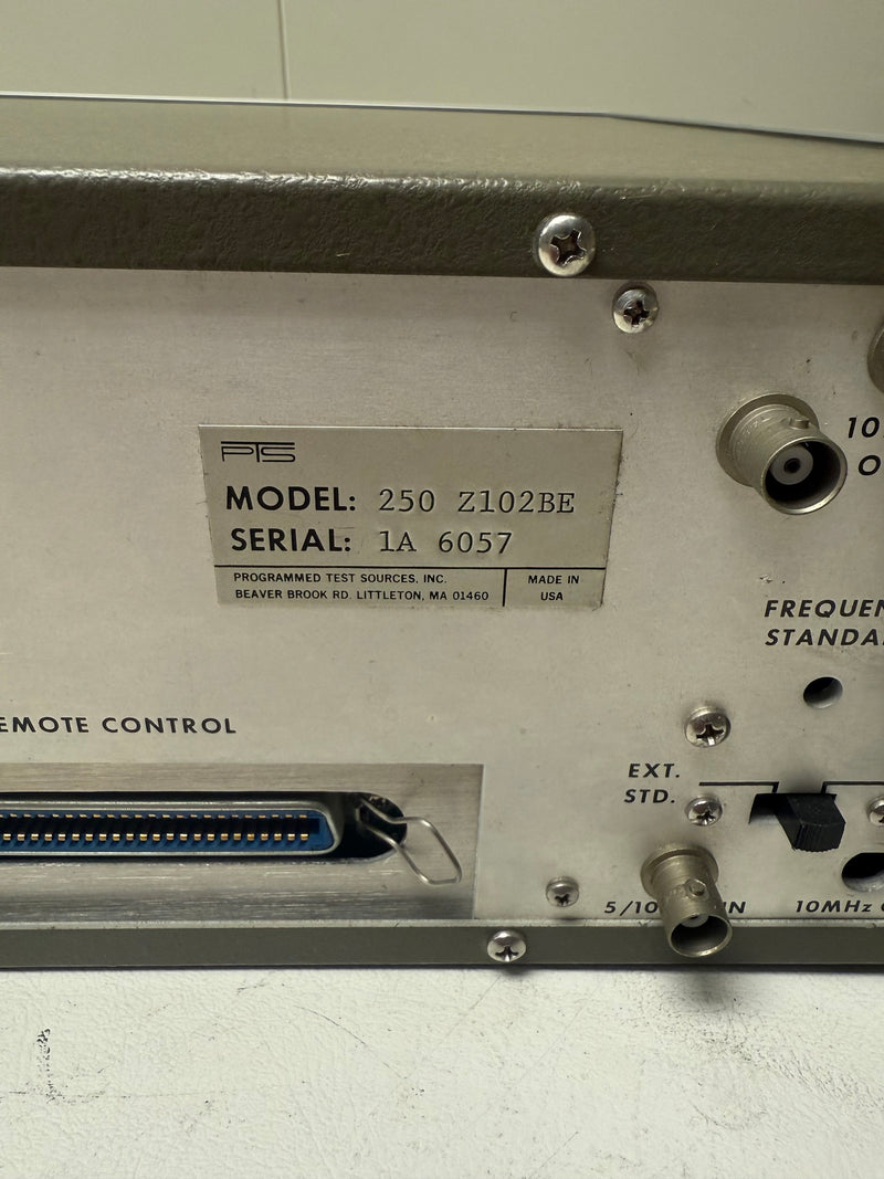 PTS 250 Frequency Synthesizer