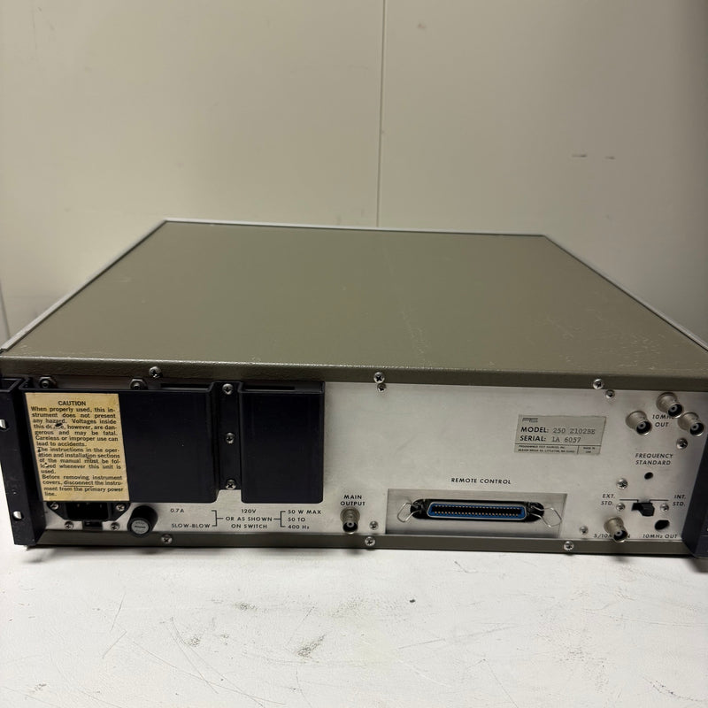 PTS 250 Frequency Synthesizer