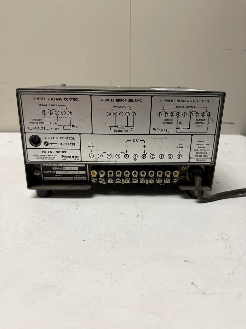 Kepco ABC 2 1 M DC Power Supply