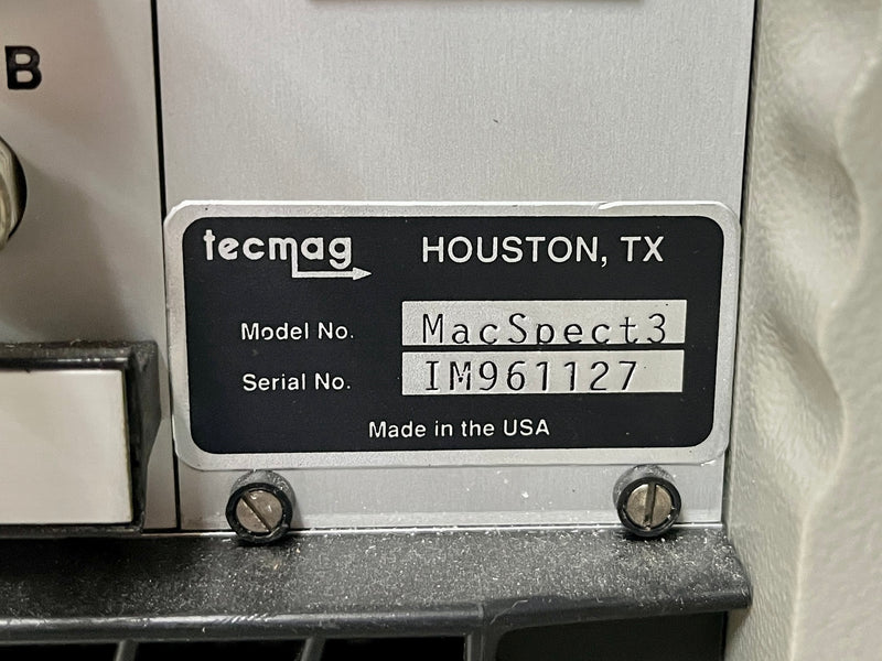 TecMag MacSpect 3 NMR Spectrometer Controller