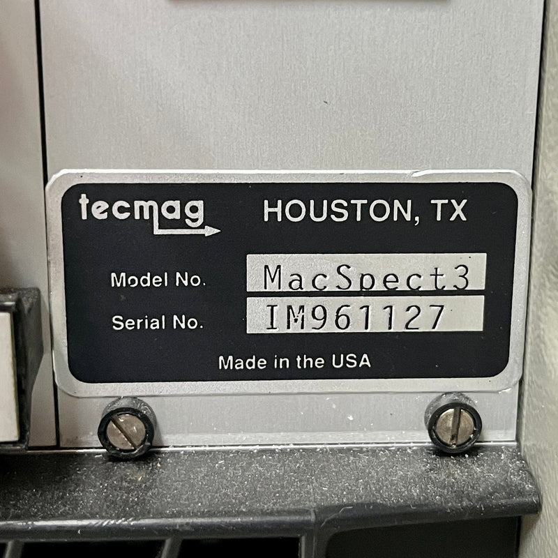 TecMag MacSpect 3 NMR Spectrometer Controller