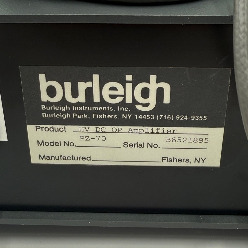 Burleigh PZ 70 High-Voltage DC Operational Amplifier