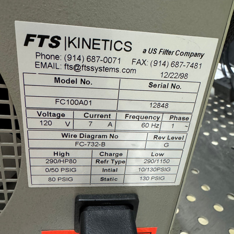 FTS FC 100 A 01 Chiller