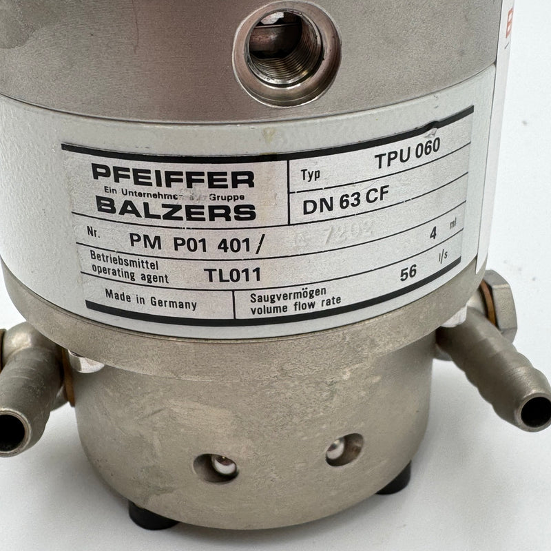 Balzers Pfeiffer TPU 060 Turbomolecular Pump
