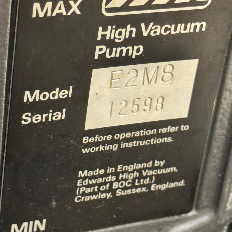 Edwards E 2 M 8 Vacuum Pump