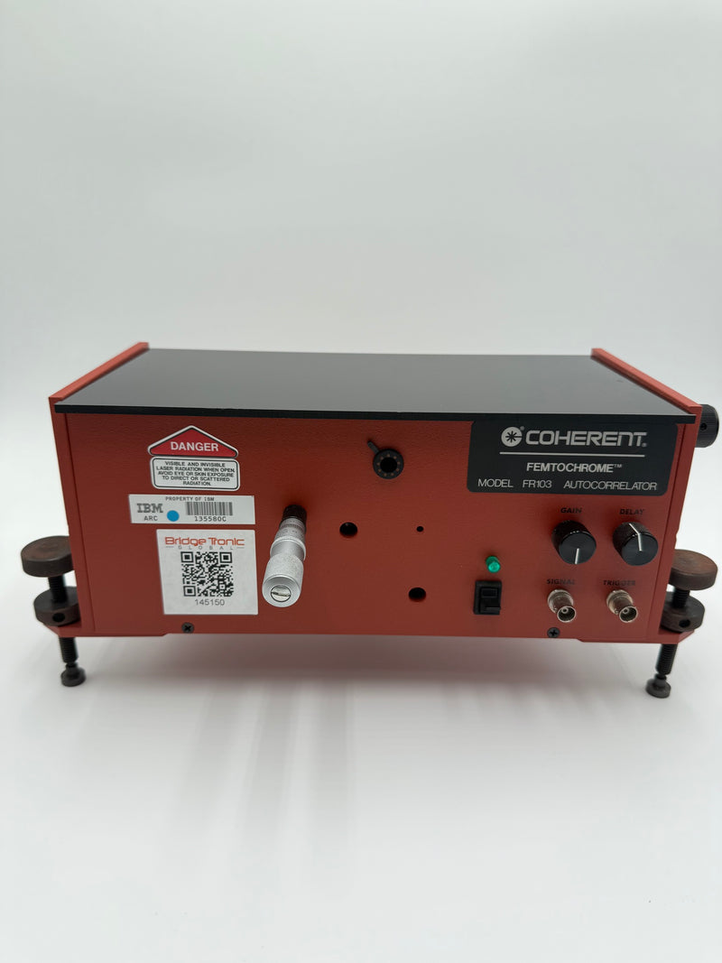 Coherent Femtochrome FR 103 Autocorrelator