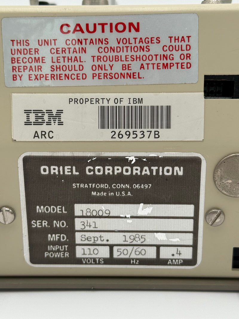 Oriel 18009 Dual Controller
