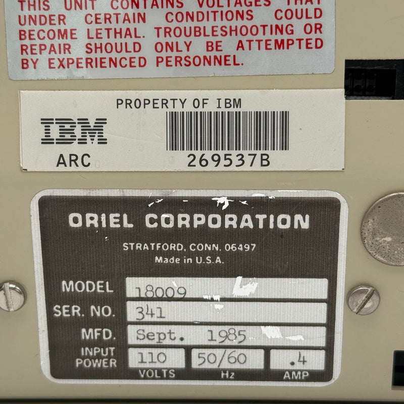 Oriel 18009 Dual Controller