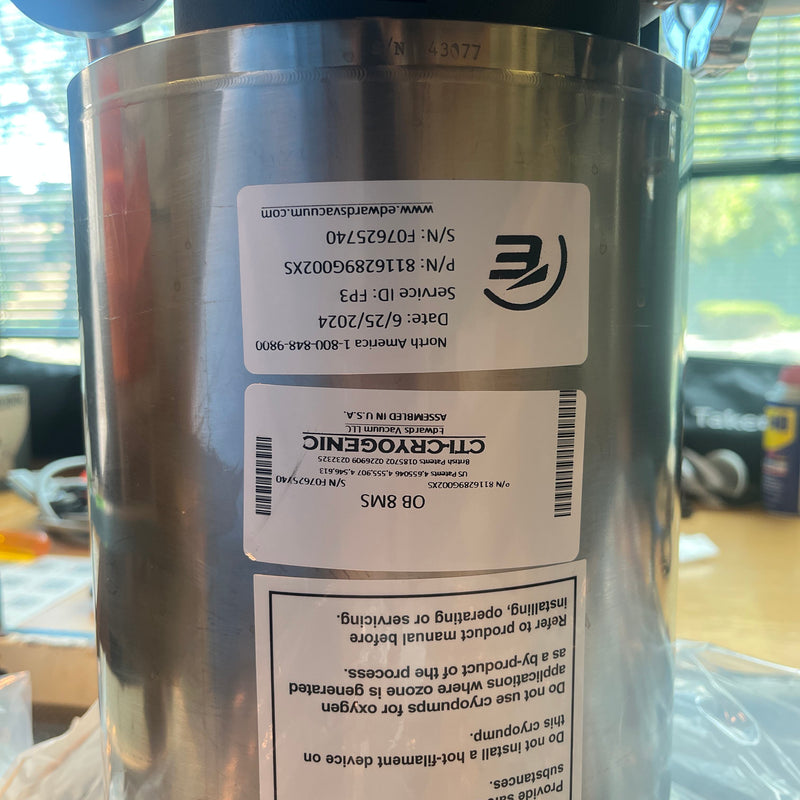 CTI On-Board 8 MS Cryopump